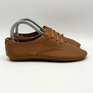 Anothersole Lucie II in Smooth Doe Leather Lace Up Casual Oxford Shoes - Women’s